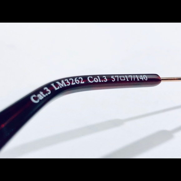 La Matta Sunglasses Havana Red Blue; Blue Lens New - Picture 7 of 8